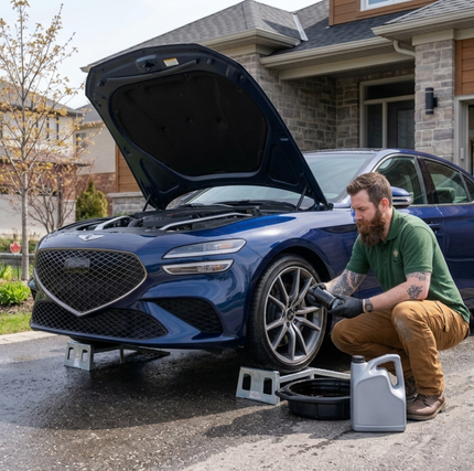 At-Home Vehicle Oil Change