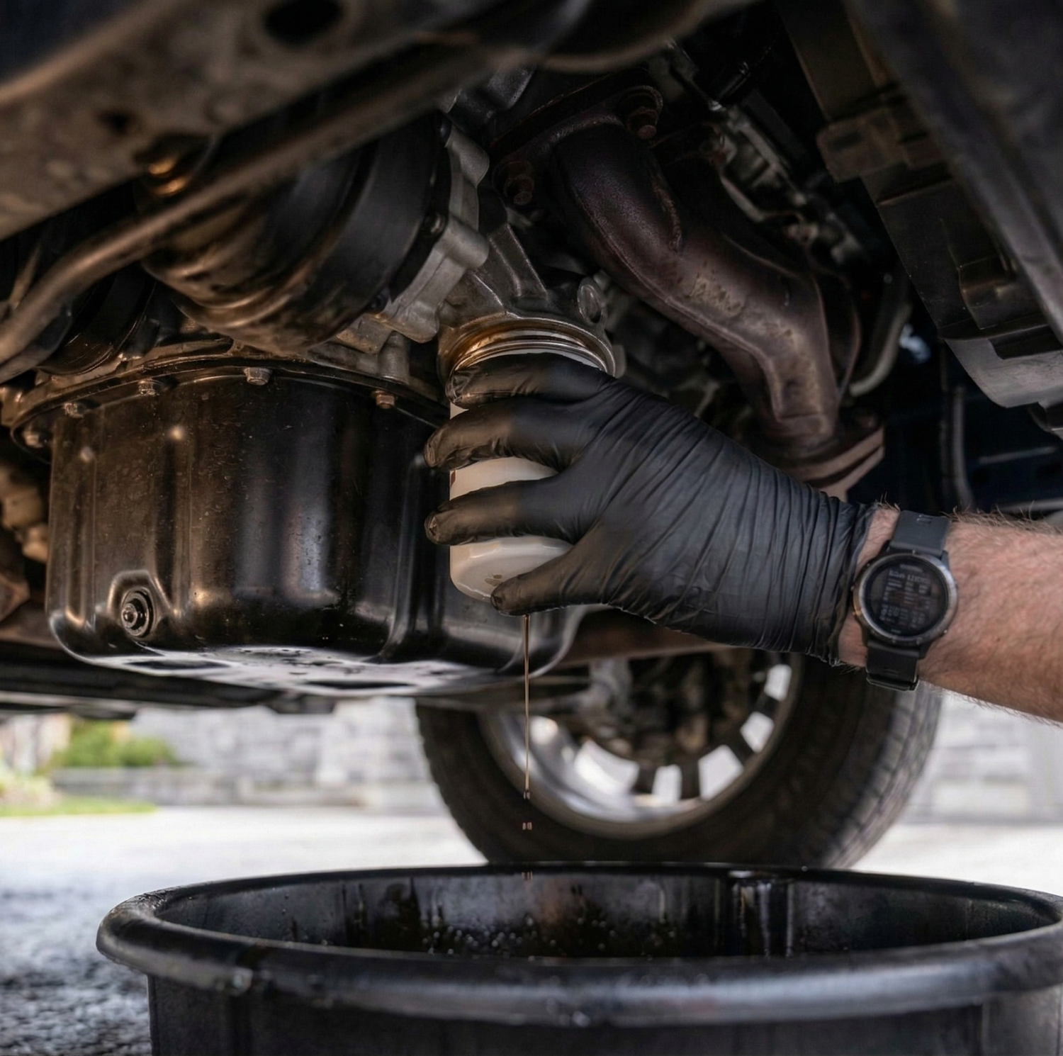 At-Home Vehicle Oil Change