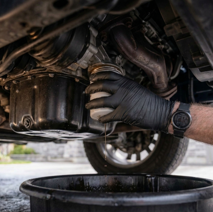 At-Home Vehicle Oil Change